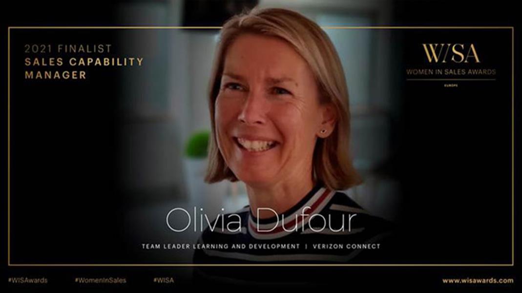 Olivia Dufour, 2021 Finalist Sales Capability Manager