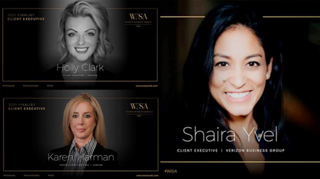 Holly Clark, Karen Harman, And Shaira Yvel, 2021 Finalists Client Executive