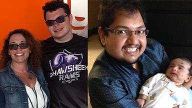 Verizon employee Kelly Birkmaier and Vijay Vasu.