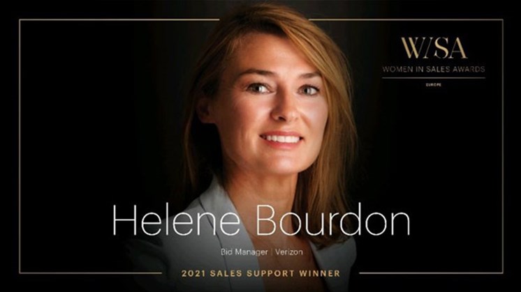 Helene Bourdon portrait for 2021 Sales Support Winner