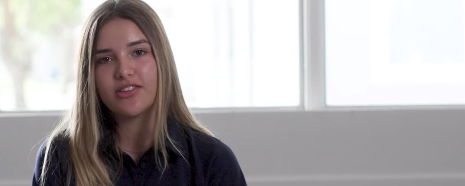 Woman Looking Forward