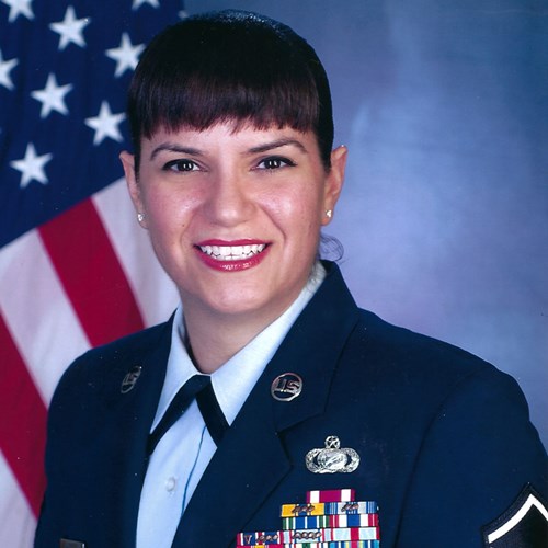 Air Force veteran Rebecca Newman-Mahoney